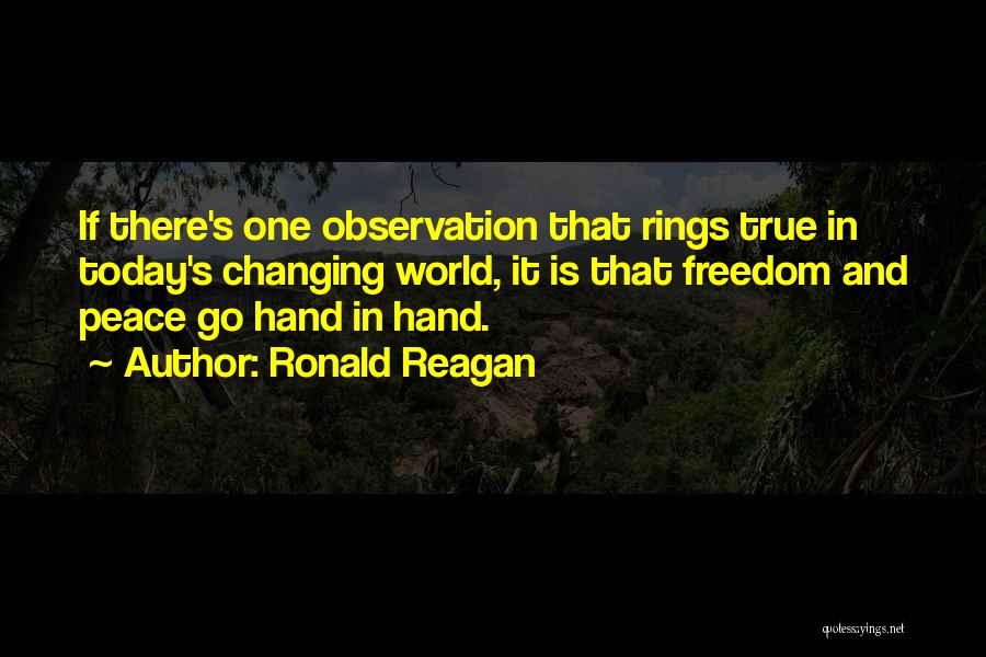 Freedom Ronald Reagan Quotes By Ronald Reagan