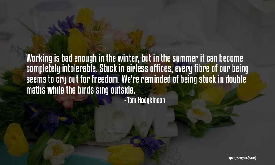 Freedom Summer Quotes By Tom Hodgkinson Freedom Summer Quotes By Tom Hodgkinson