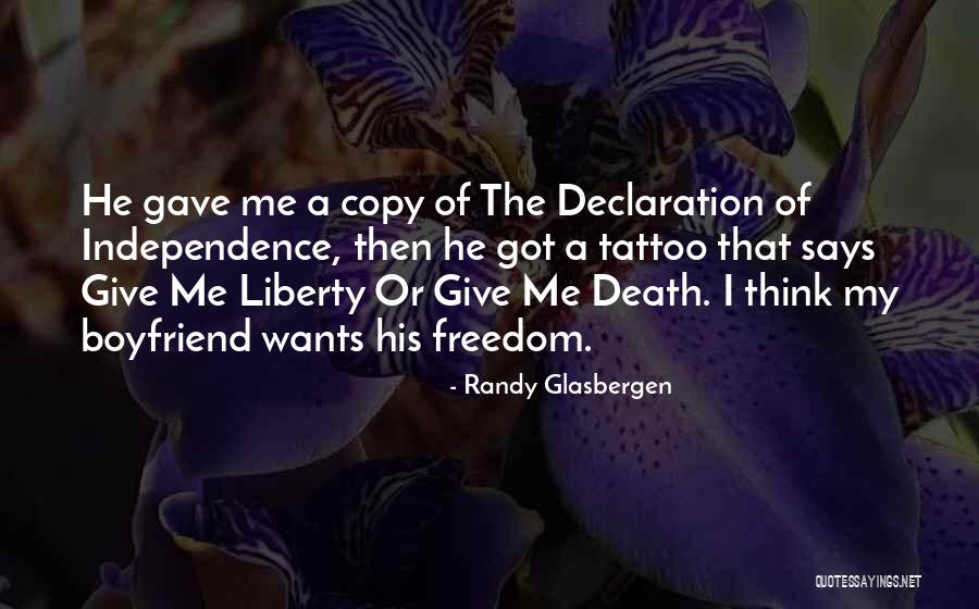 Freedom Tattoo Quotes By Randy Glasbergen Freedom Tattoo Quotes By Randy Glasbergen