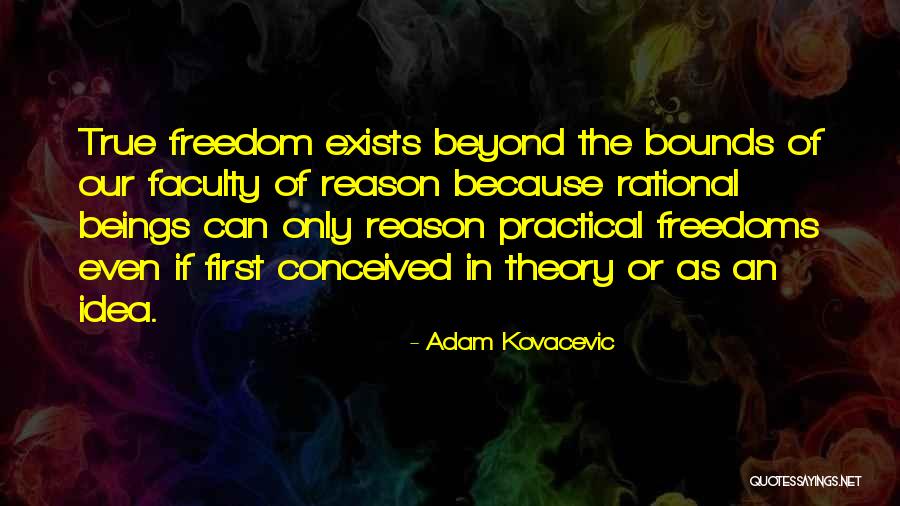 Freedom Theory Quotes By Adam Kovacevic Freedom Theory Quotes By Adam Kovacevic