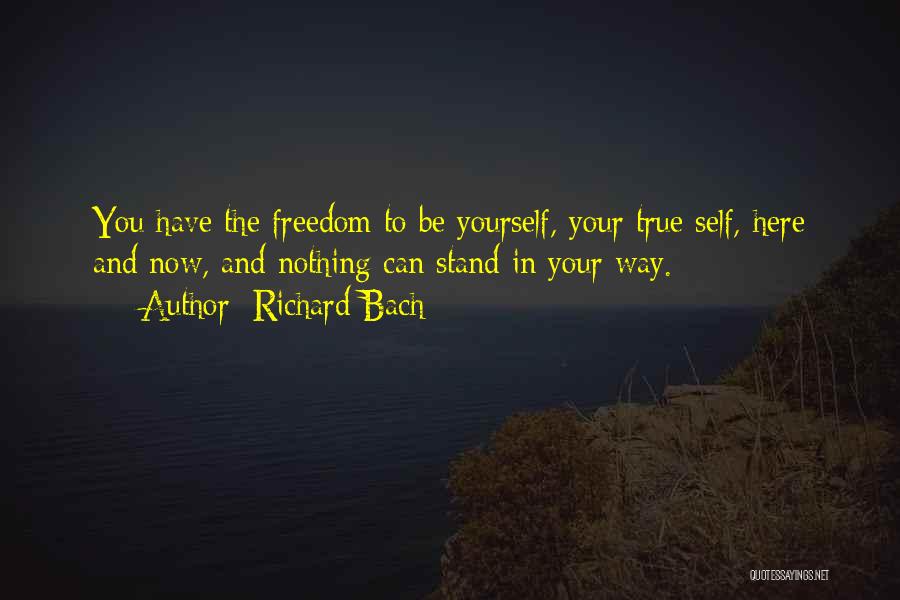 Freedom To Be Yourself Quotes By Richard Bach