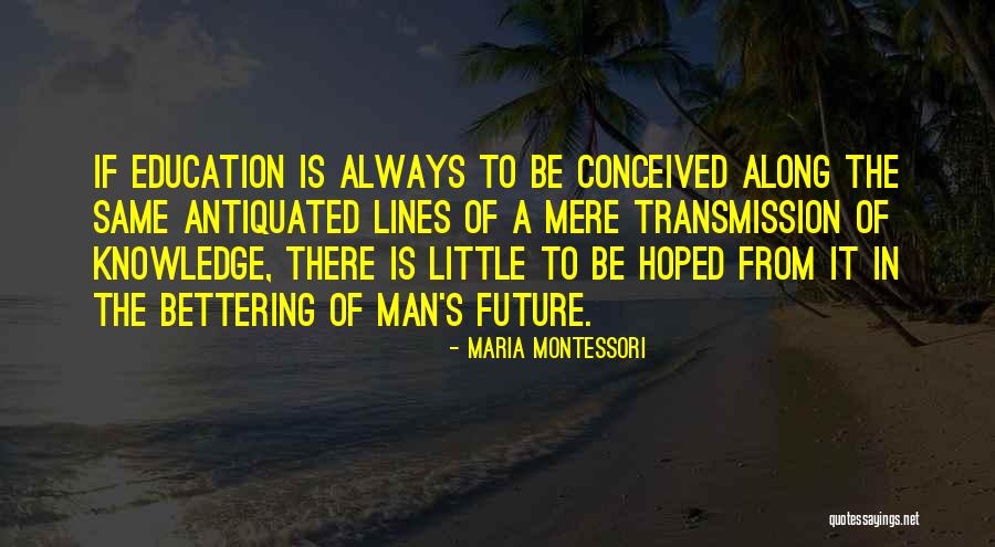 Freedom To Education Quotes By Maria Montessori
