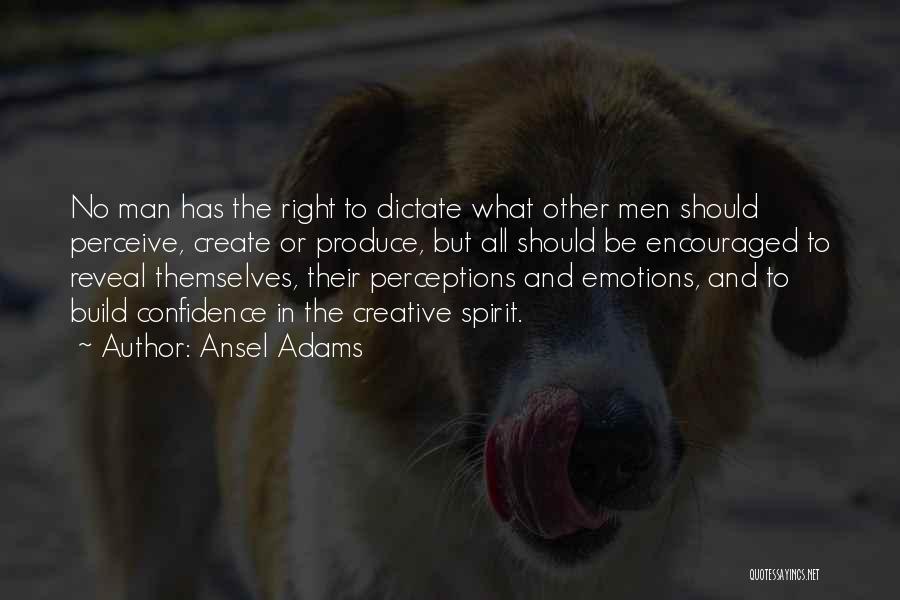 Freedom To Expression Quotes By Ansel Adams