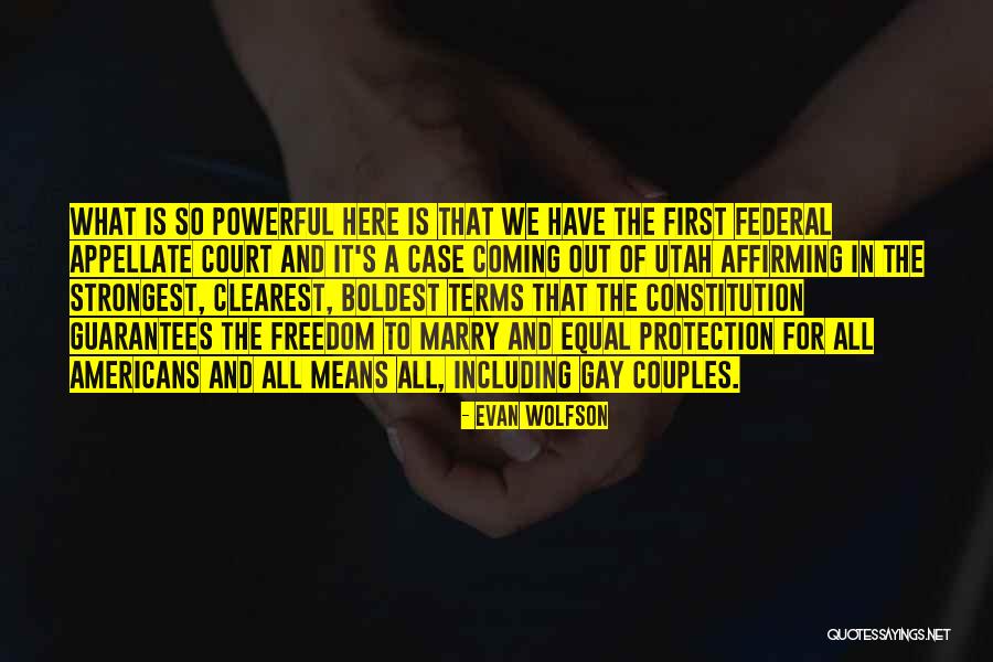 Freedom To Marry Quotes By Evan Wolfson Freedom To Marry Quotes By Evan Wolfson