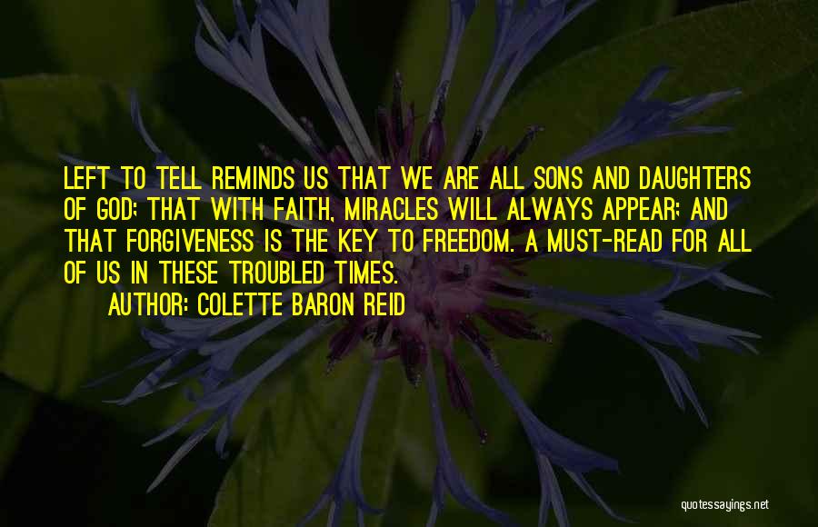 Freedom To Read Quotes By Colette Baron Reid