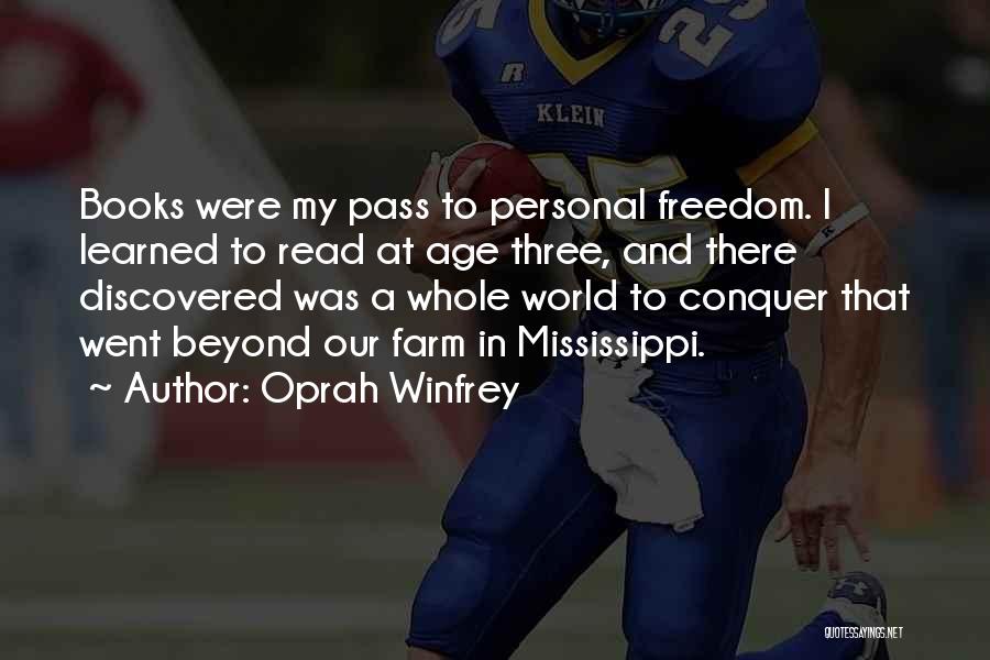 Freedom To Read Quotes By Oprah Winfrey