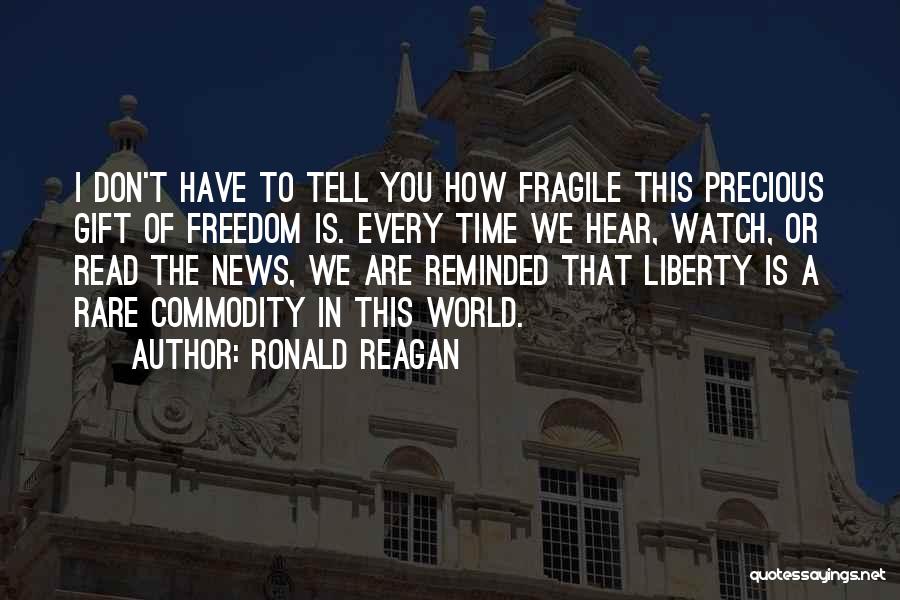 Freedom To Read Quotes By Ronald Reagan