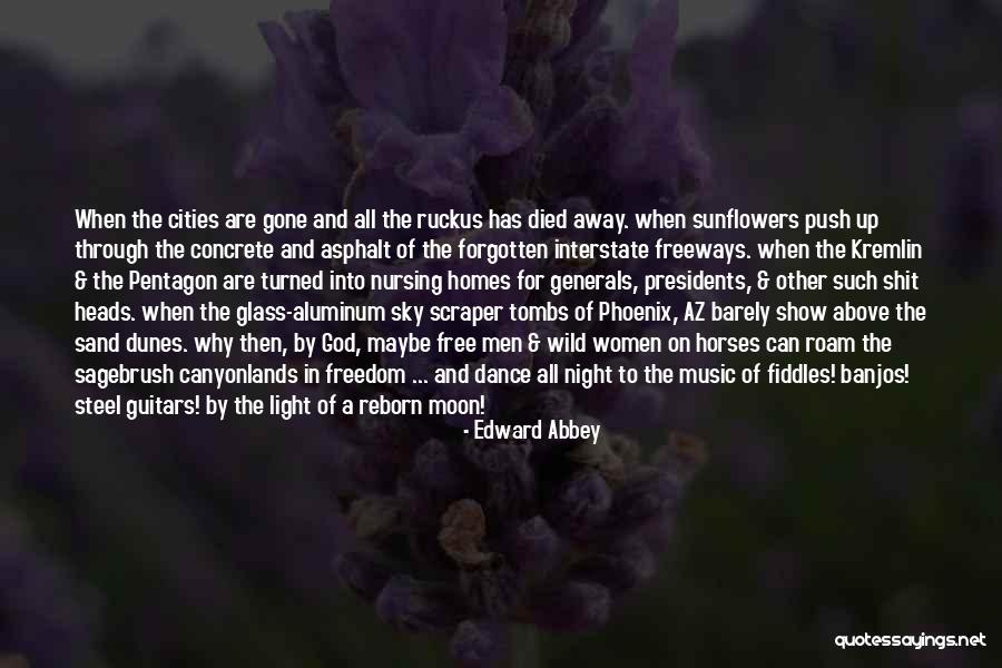 Freedom To Roam Quotes By Edward Abbey