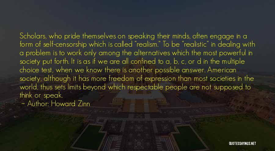 Freedom To Think Quotes By Howard Zinn