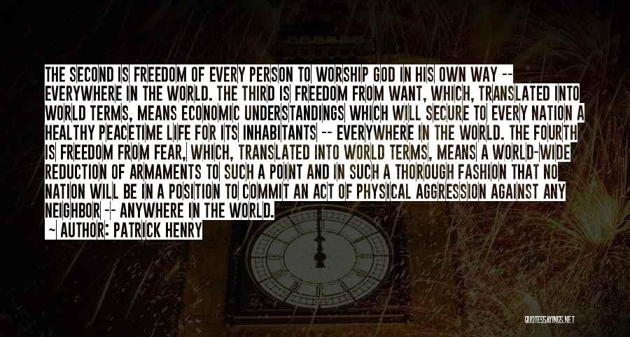 Freedom To Worship Quotes By Patrick Henry