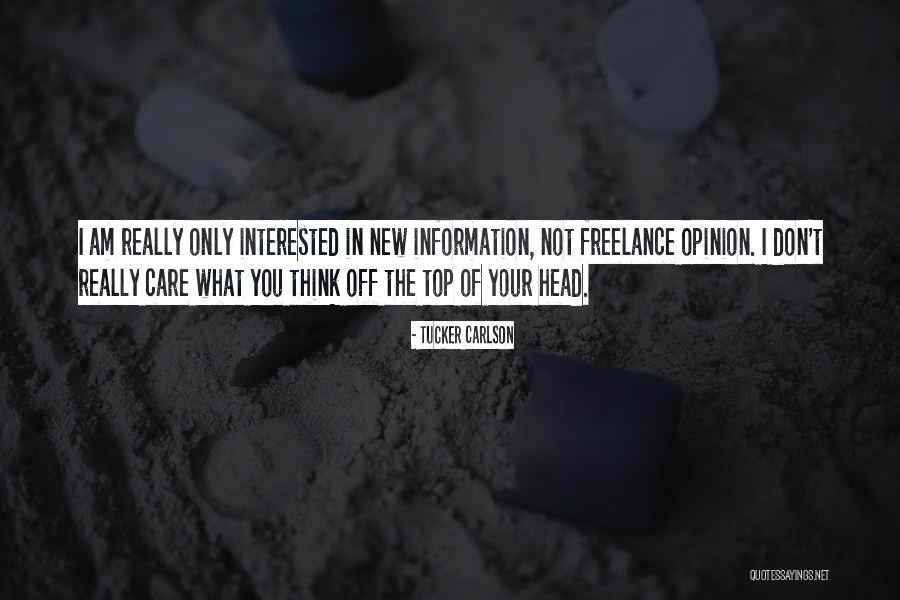 Freelance Quotes By Tucker Carlson Freelance Quotes By Tucker Carlson