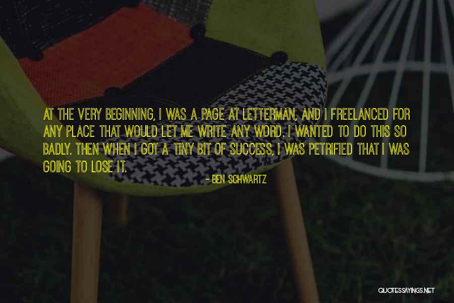 Freelanced Quotes By Ben Schwartz Freelanced Quotes By Ben Schwartz
