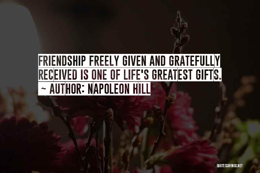 Freely Given Quotes By Napoleon Hill