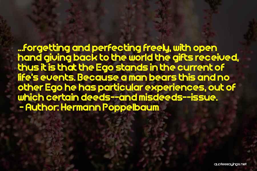 Freely Giving Quotes By Hermann Poppelbaum
