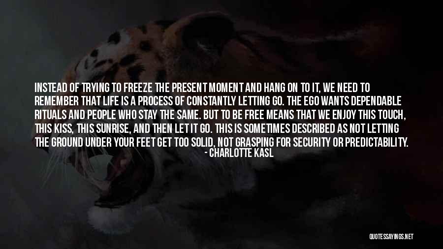 Freeze Quotes By Charlotte Kasl