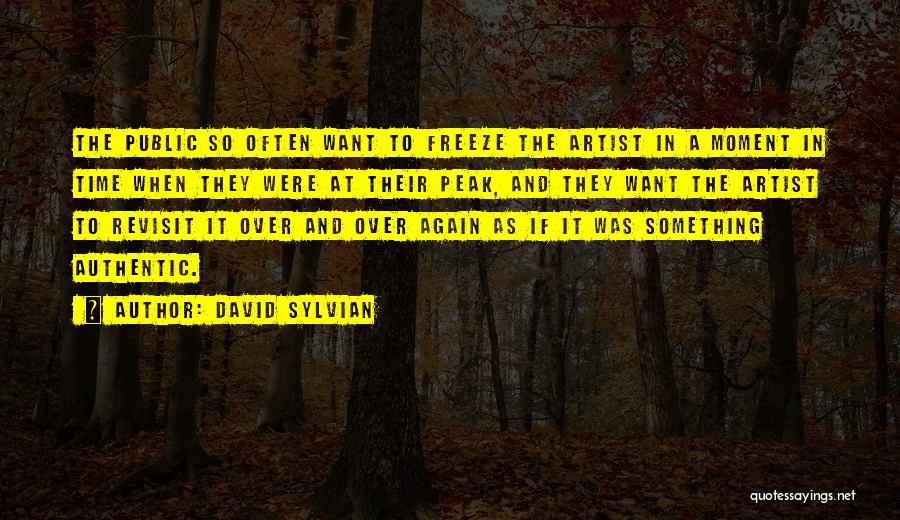 Freeze Time Quotes By David Sylvian