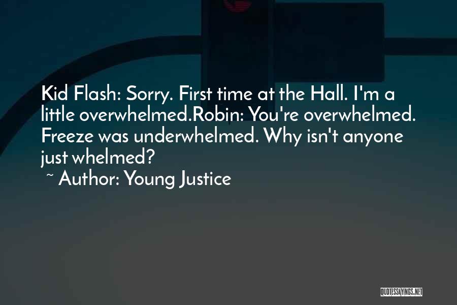 Freeze Time Quotes By Young Justice
