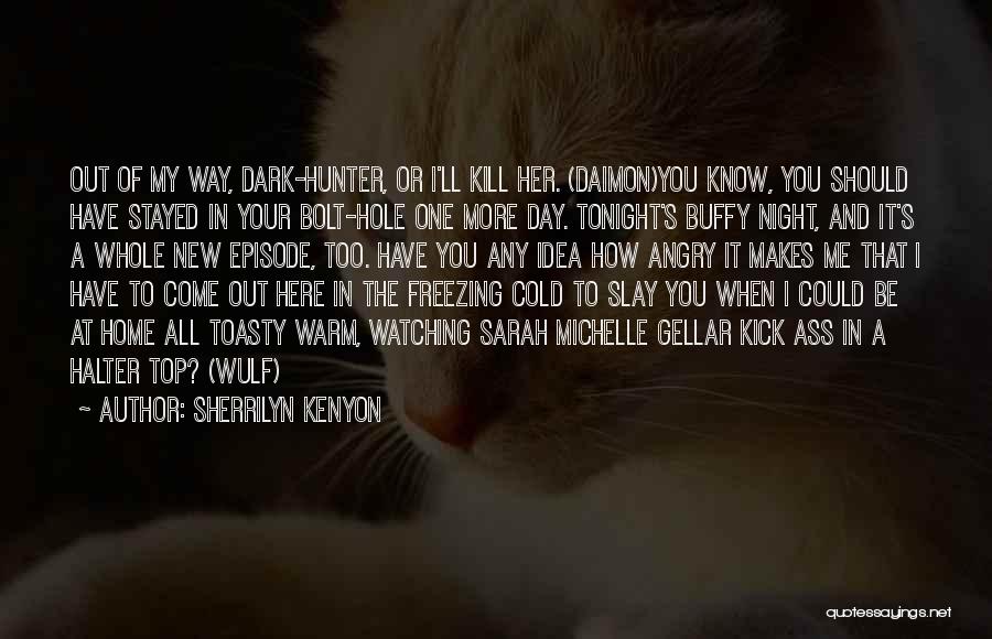 Freezing Cold Outside Quotes By Sherrilyn Kenyon