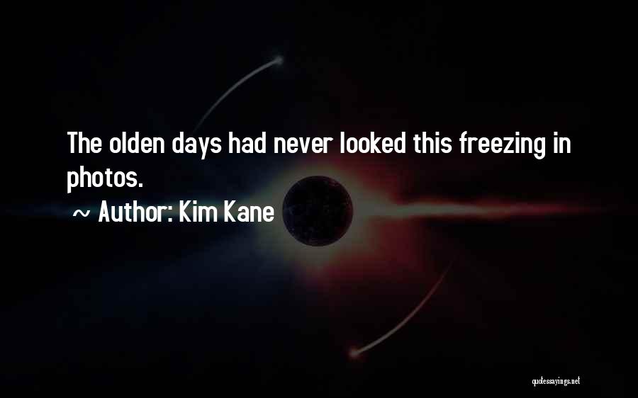 Freezing Quotes By Kim Kane