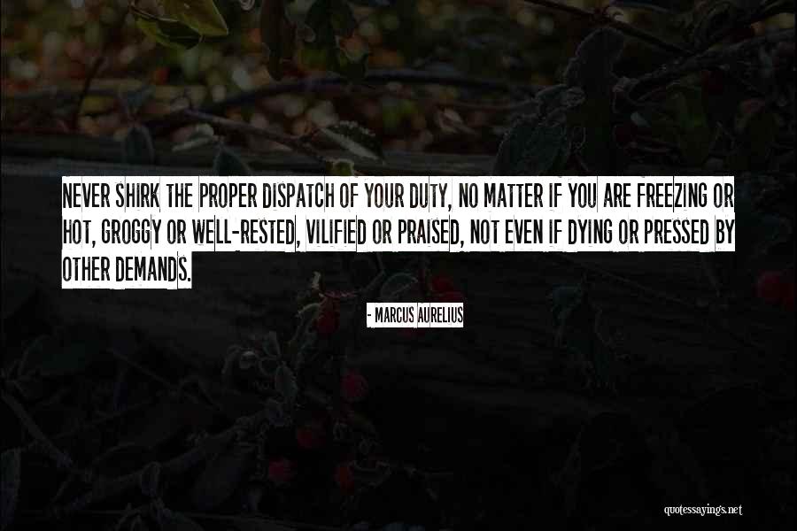 Freezing Quotes By Marcus Aurelius