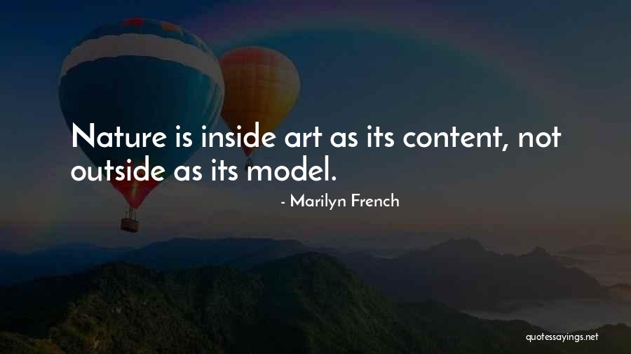 French Art Quotes By Marilyn French French Art Quotes By Marilyn French
