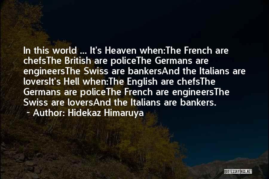 French Chefs Quotes By Hidekaz Himaruya