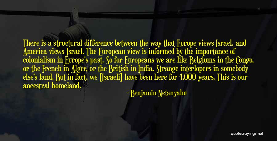 French Colonialism Quotes By Benjamin Netanyahu