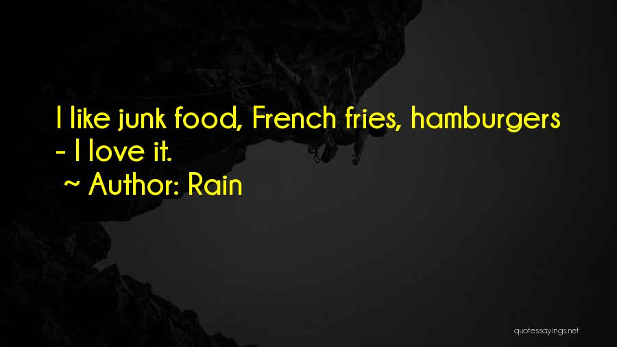 French Food Quotes By Rain