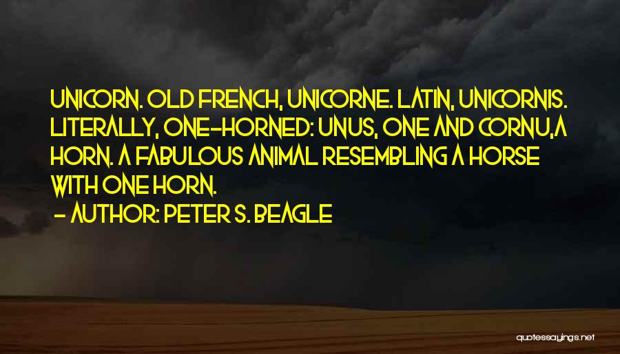 French Horn Quotes By Peter S. Beagle