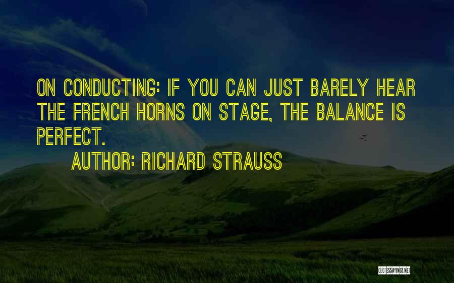 French Horns Quotes By Richard Strauss