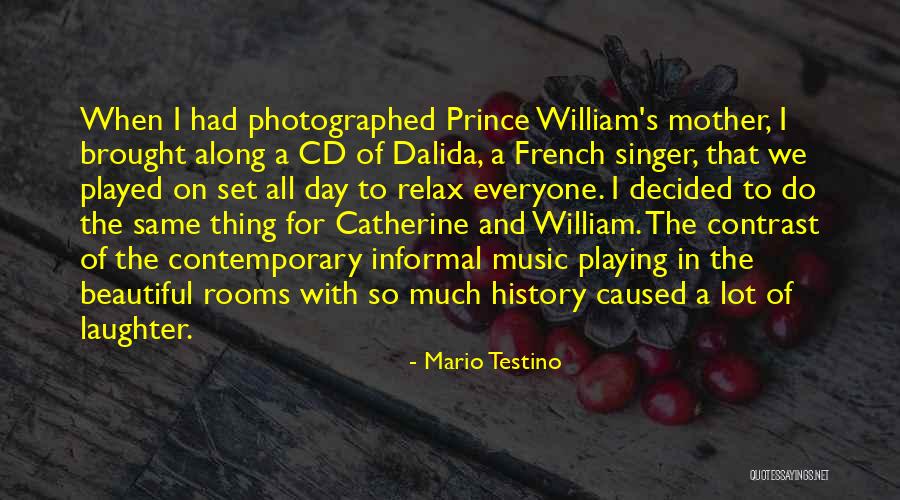 French Music Quotes By Mario Testino French Music Quotes By Mario Testino