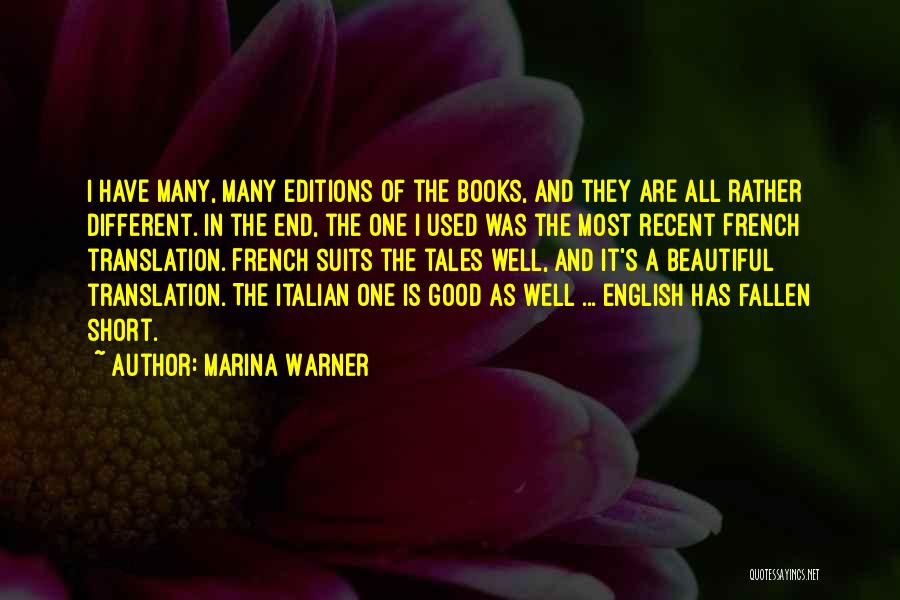 French To English Translation Quotes By Marina Warner