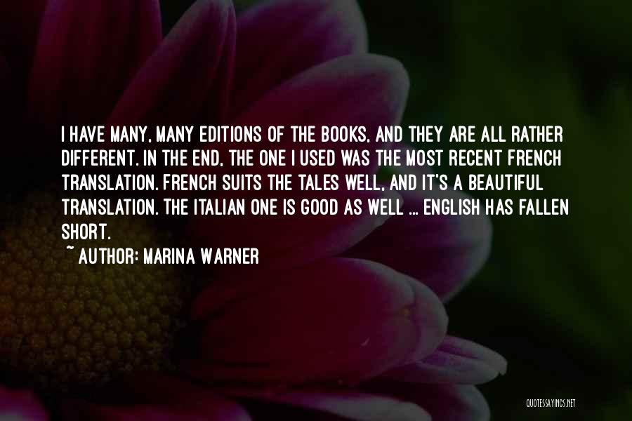 French Translation Quotes By Marina Warner