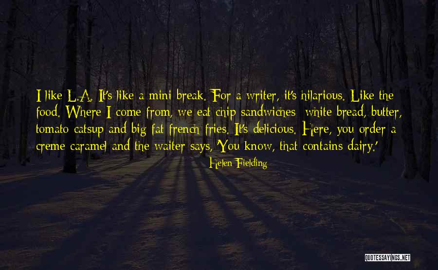 French Waiter Quotes By Helen Fielding French Waiter Quotes By Helen Fielding
