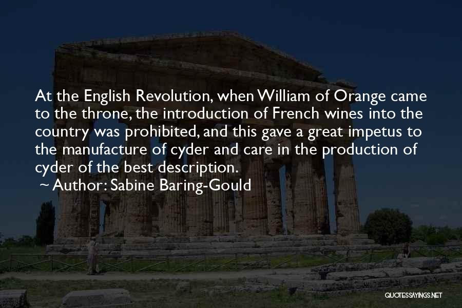 French Wines Quotes By Sabine Baring-Gould