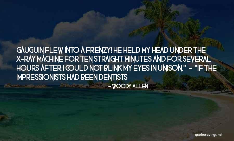 Frenzy Quotes By Woody Allen