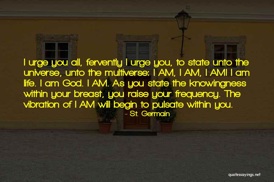 Frequency Quotes By St. Germain