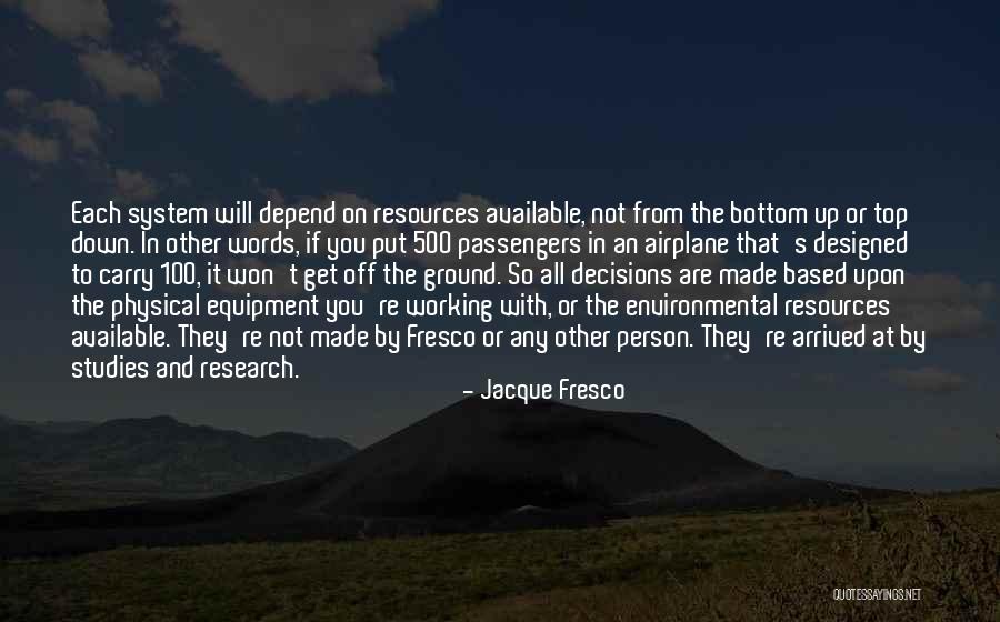 Fresco Quotes By Jacque Fresco