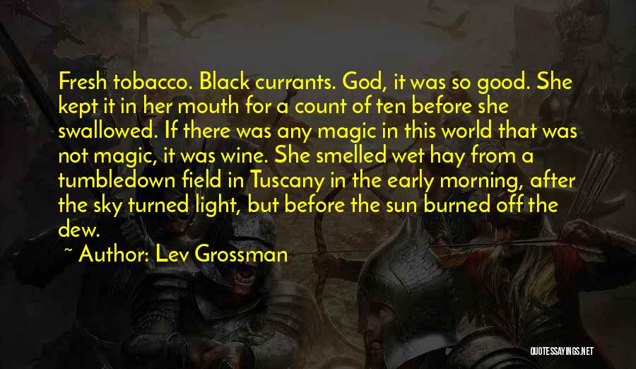 Fresh Good Morning Quotes By Lev Grossman