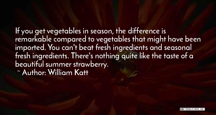 Fresh Strawberry Quotes By William Katt