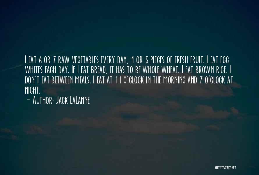 Fresh Vegetables Quotes By Jack LaLanne