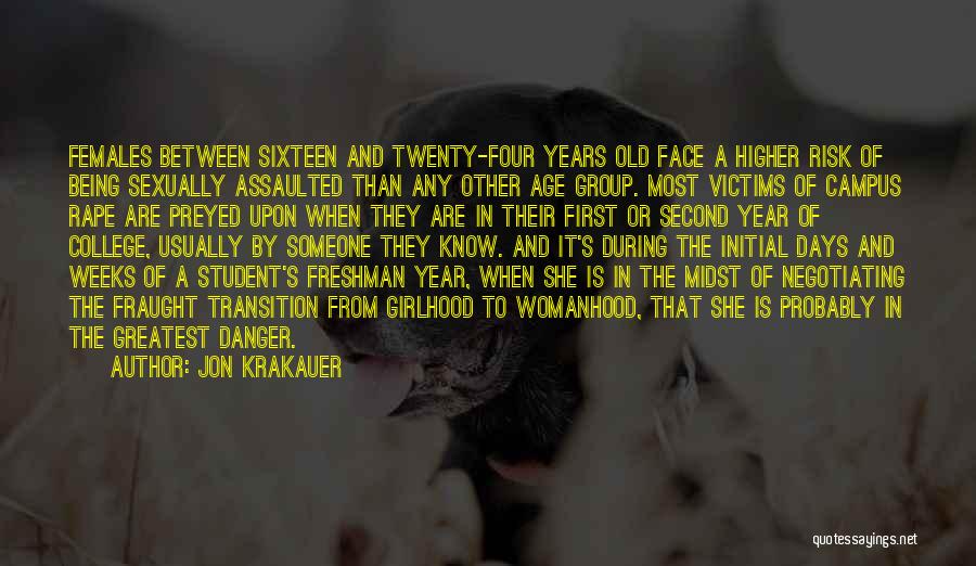 Freshman Year In College Quotes By Jon Krakauer