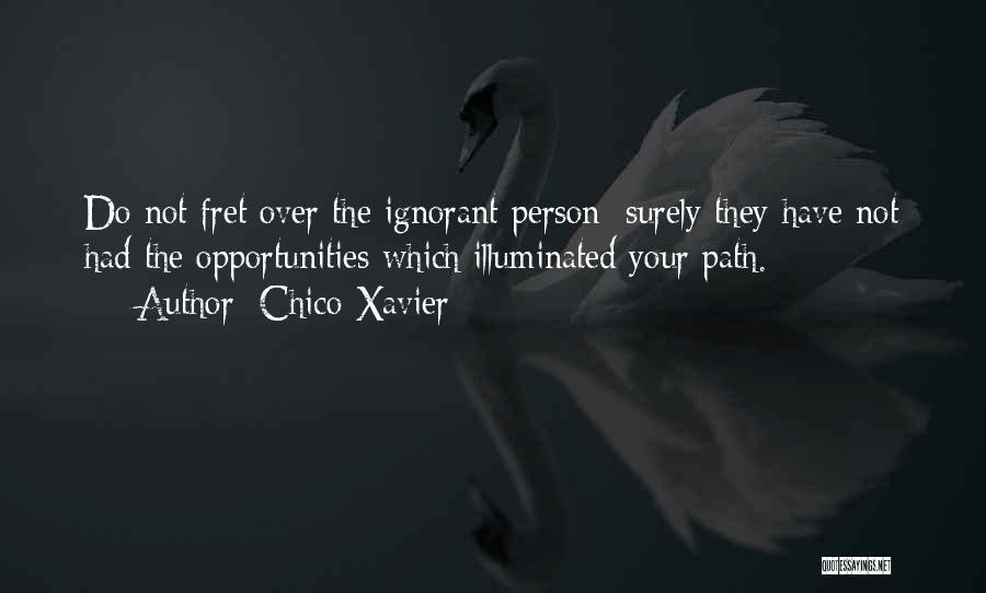 Fret Not Quotes By Chico Xavier