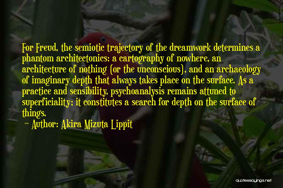 Freud Psychoanalysis Quotes By Akira Mizuta Lippit