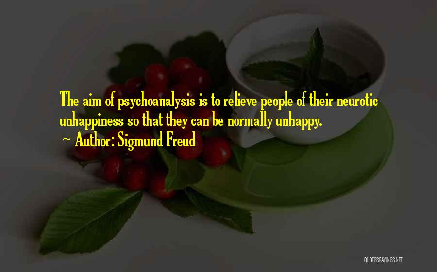 Freud Psychoanalysis Quotes By Sigmund Freud