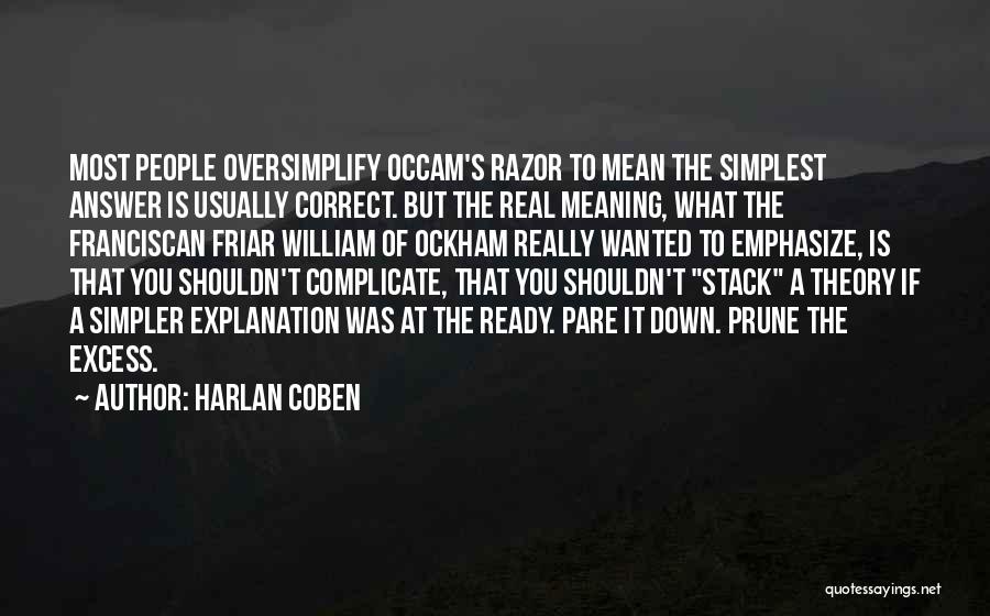 Friar Quotes By Harlan Coben