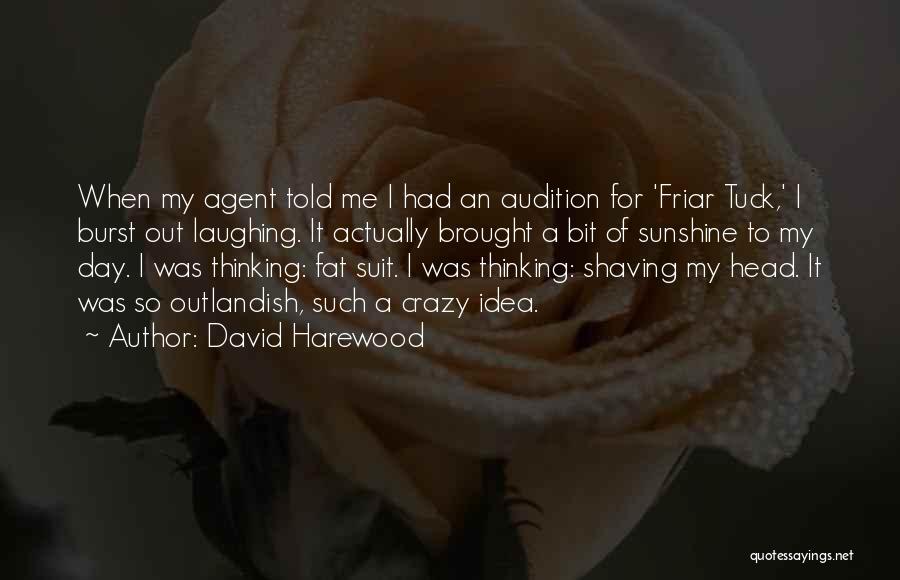 Friar Tuck Quotes By David Harewood