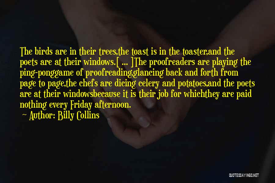 Friday Afternoon Quotes By Billy Collins