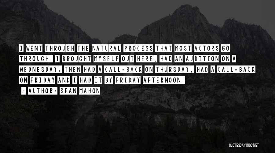 Friday Afternoon Quotes By Sean Mahon