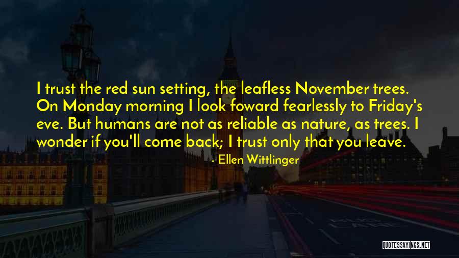 Friday Morning Quotes By Ellen Wittlinger